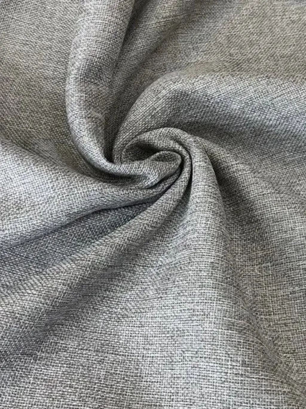 Ткань для штор блэкаут Микролён | Серо бежевый